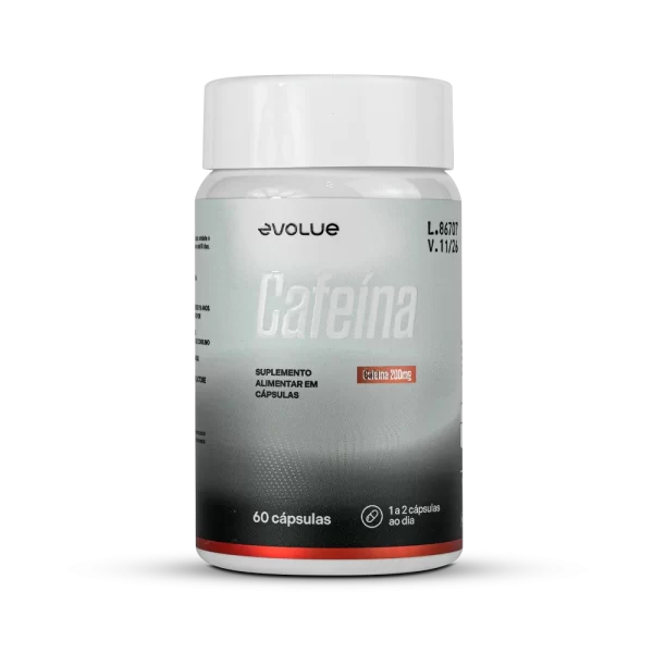 Cafeína 200mg 60 Cápsulas Evolue