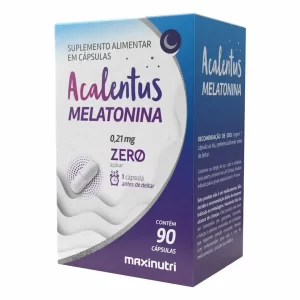 Acalentus Melatonina 0,21mg 90 Caps Maxinutri