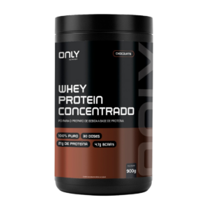 Whey Protein Concentrado 900g Only Nutrition Sabor Chocolate